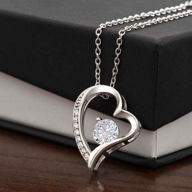 Mom heart necklace